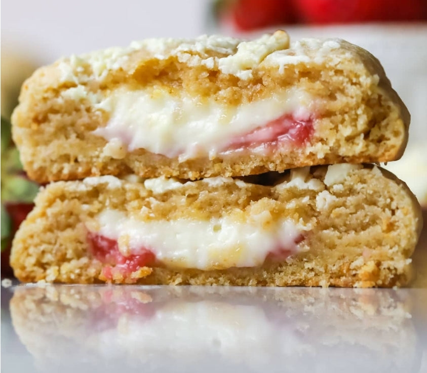 Strawberry Cheesecake Cookies